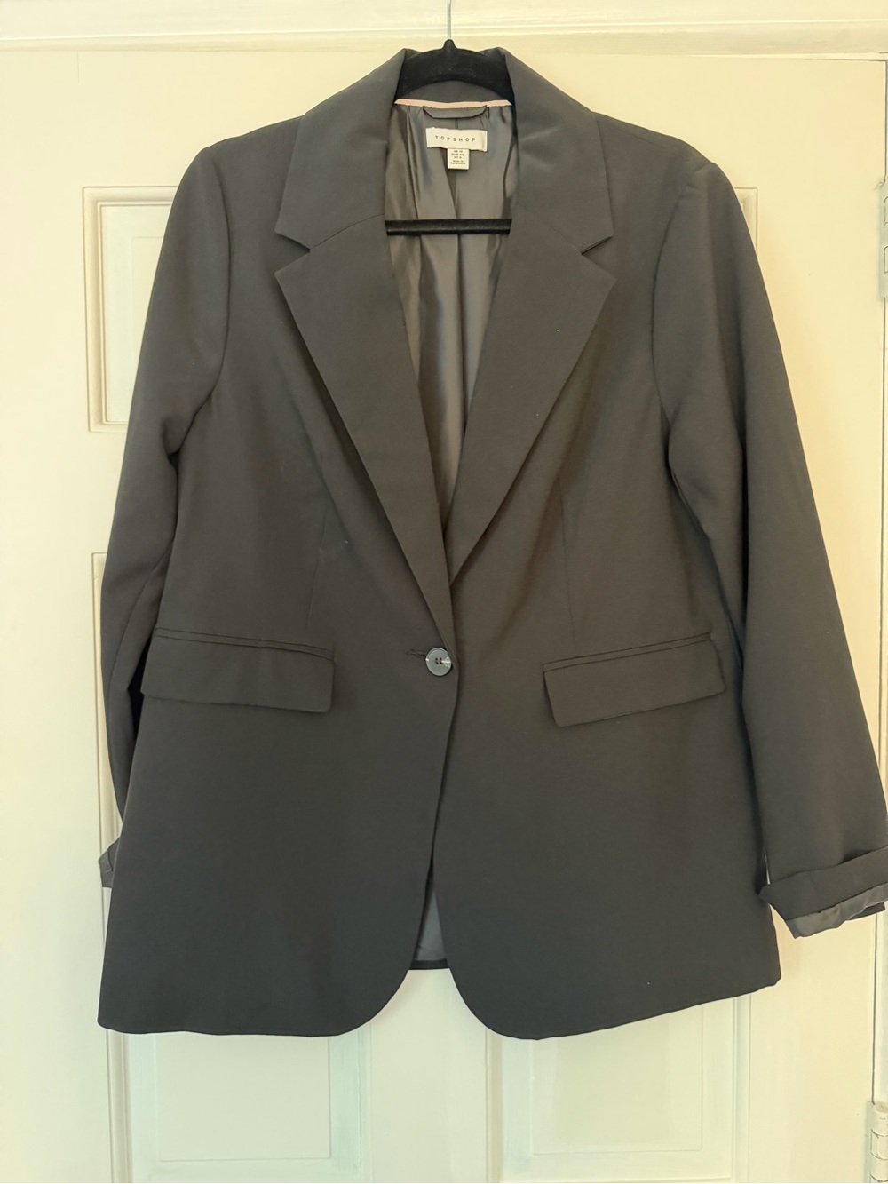 Topshop black Tailored Blazer